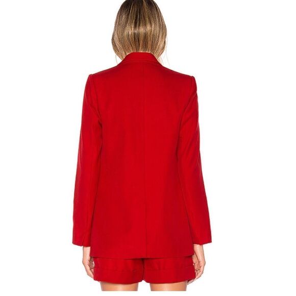 NICHOLAS Red Suiting Blazer Size 2 - Picture 3 of 9